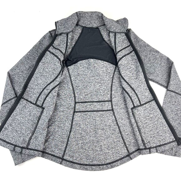 Lululemon Define Jacket Heathered Black Womens 8 Activewear Full Zip 1st Release - Picture 7 of 9